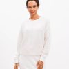 Clothing Loft | Lou & Grey Quilted Cable Sweatshirt Whisper White