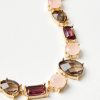 Accessories & Shoes Loft | Multifaceted Statement Necklace Peach Beige