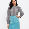 Clothing Loft | Corduroy Patch Pocket Skirt Basking Blue