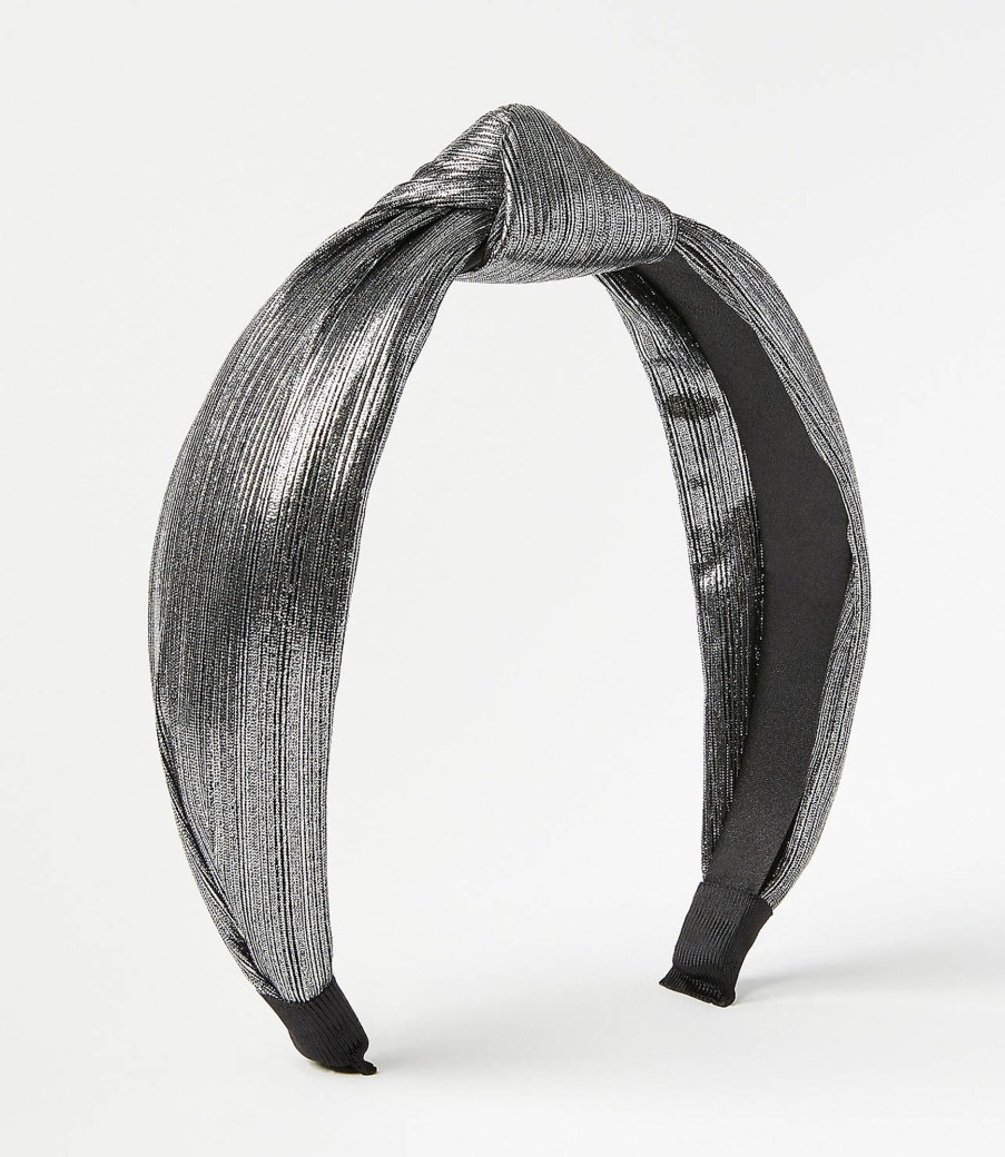 Accessories & Shoes Loft | Knot Headband Silvertone