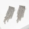 Accessories & Shoes Loft | Sparkle Statement Waterfall Earrings Clear