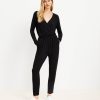 Clothing Loft | Lou & Grey Signature Soft Blend Crossover Jumpsuit Black