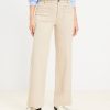 Clothing Loft | Curvy Palmer Wide Leg Pants In Twill Sandy Cove