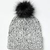 Accessories & Shoes Loft | Marled Pom Pom Beanie Black