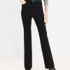 Clothing Loft | Five Pocket Slim Flare Pants In Bi-Stretch Black