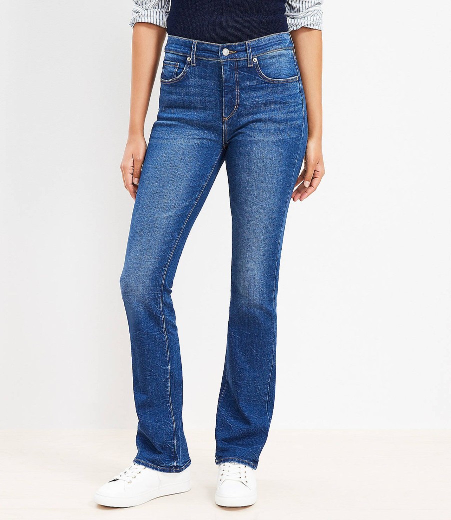 Clothing Loft | Mid Rise Boot Jeans In Vintage Dark Wash