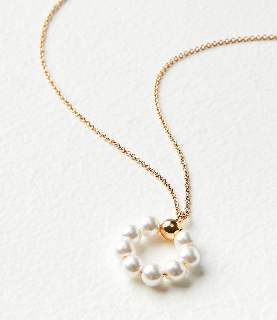 Accessories & Shoes Loft | Pearlized Wreath Necklace Fresh Pearl