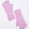 Accessories & Shoes Loft | Ribbed Gloves Orchid Pink