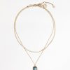 Accessories & Shoes Loft | Layered Necklace Teal Shadow