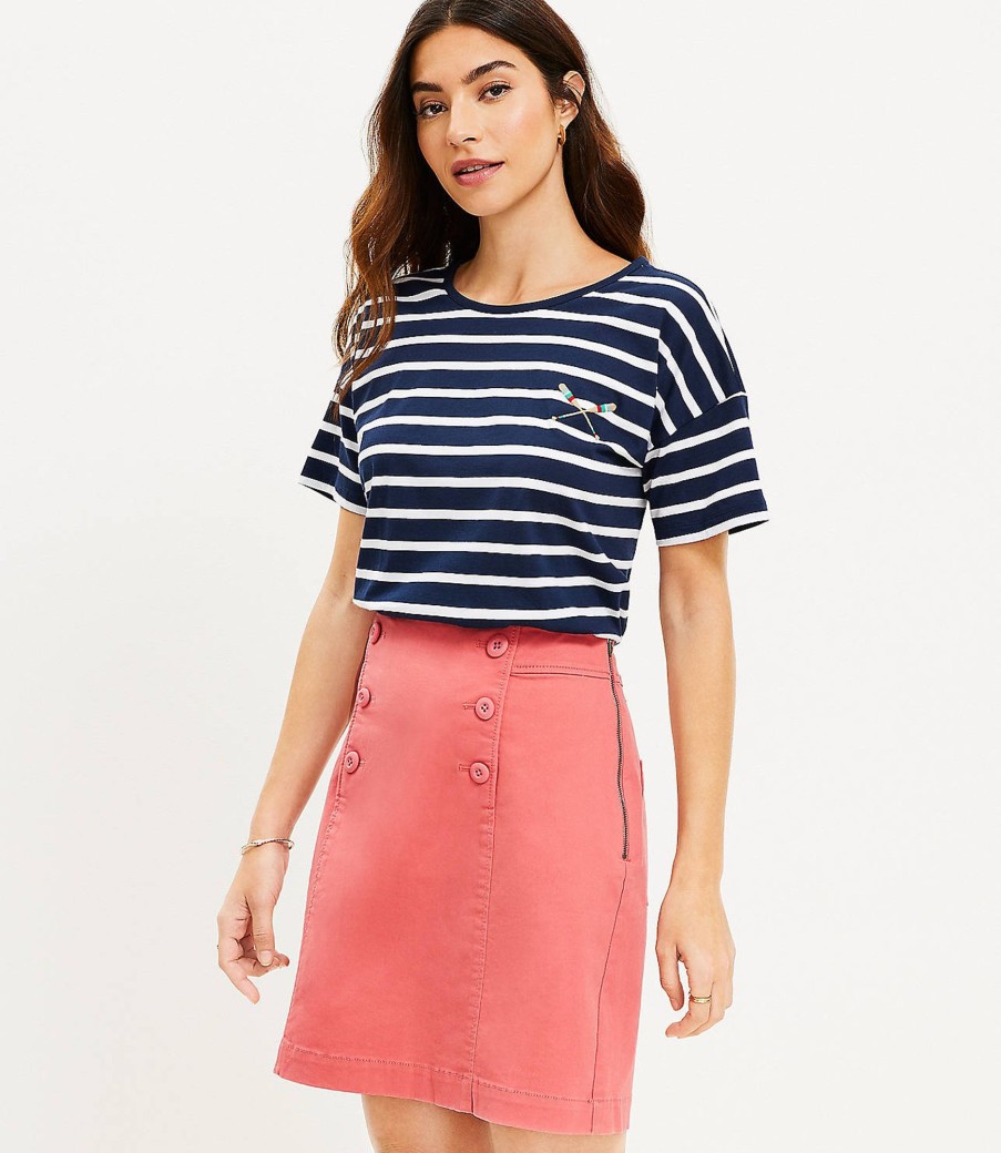 Clothing Loft | Twill Sailor Skirt Nantucket Red