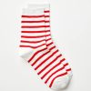 Accessories & Shoes Loft | Striped Crew Socks Whisper White