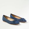 Accessories & Shoes Loft | Denim Ballet Flats Denim Blue Melange