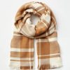 Clothing Loft | Plaid Blanket Scarf Whisper White