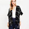 Accessories & Shoes Loft | Plaid Wrap Black