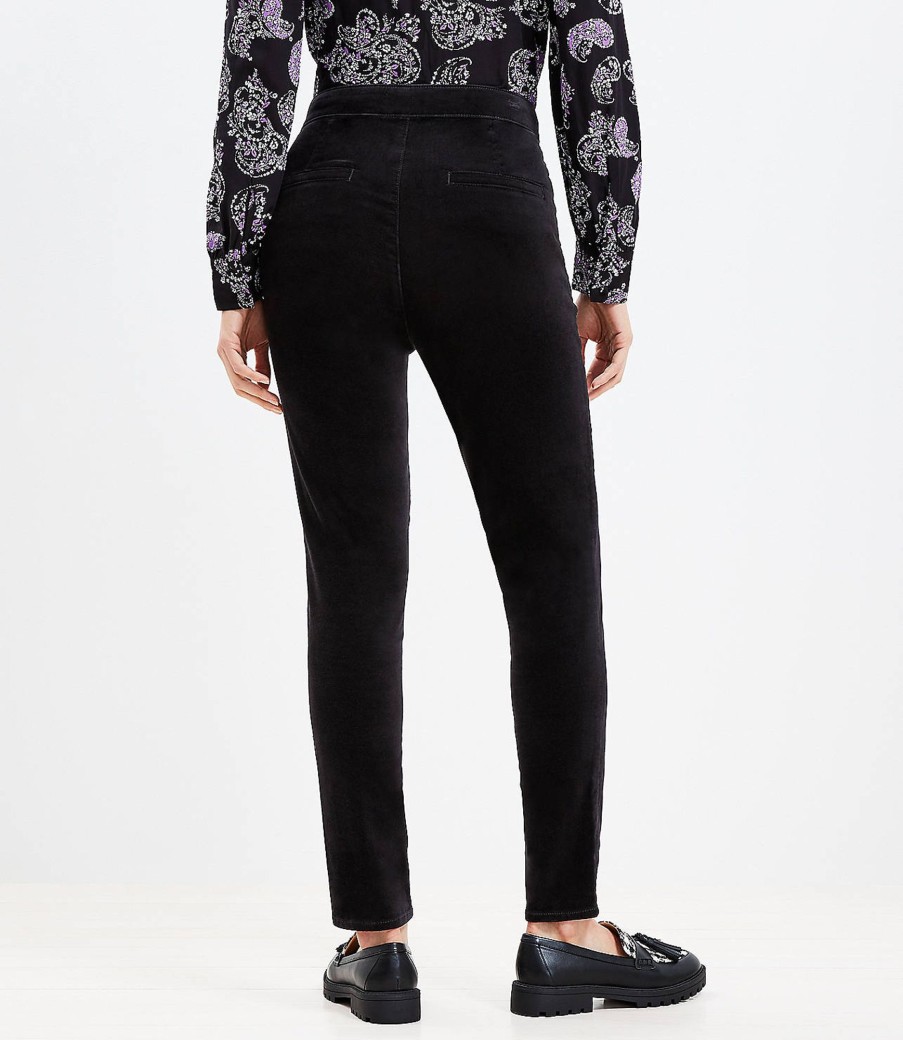 Clothing Loft | Curvy Mariner Skinny Pants In Velvet Black