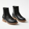 Accessories & Shoes Loft | Crepe Soled Booties Black