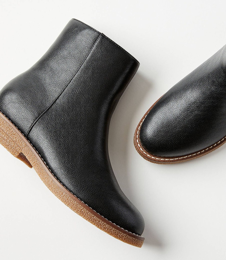 Accessories & Shoes Loft | Crepe Soled Booties Black