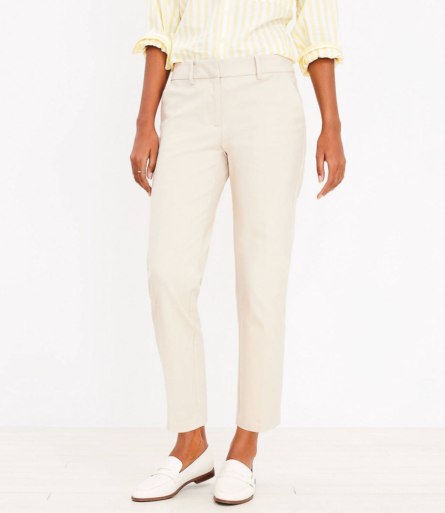 Clothing Loft | Riviera Slim Pants In Doubleweave Simply Khaki