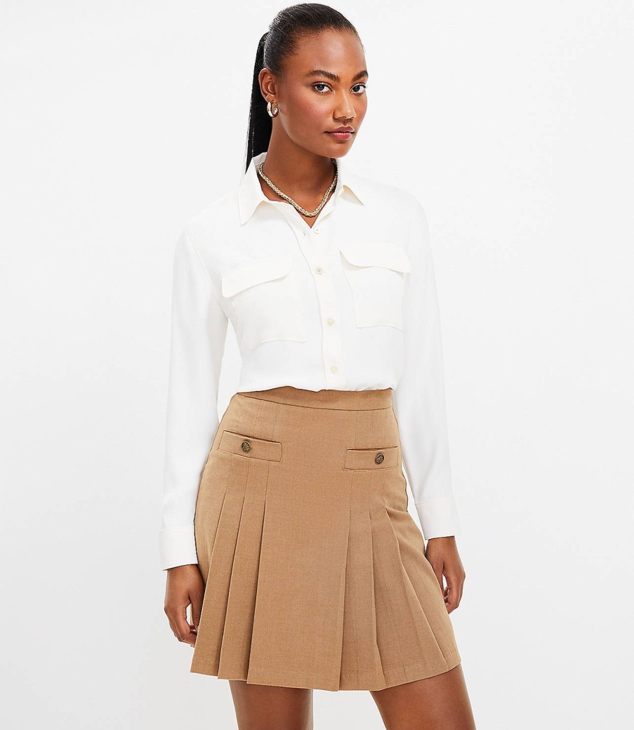 Clothing Loft | Crepe Everyday Utility Shirt Whisper White