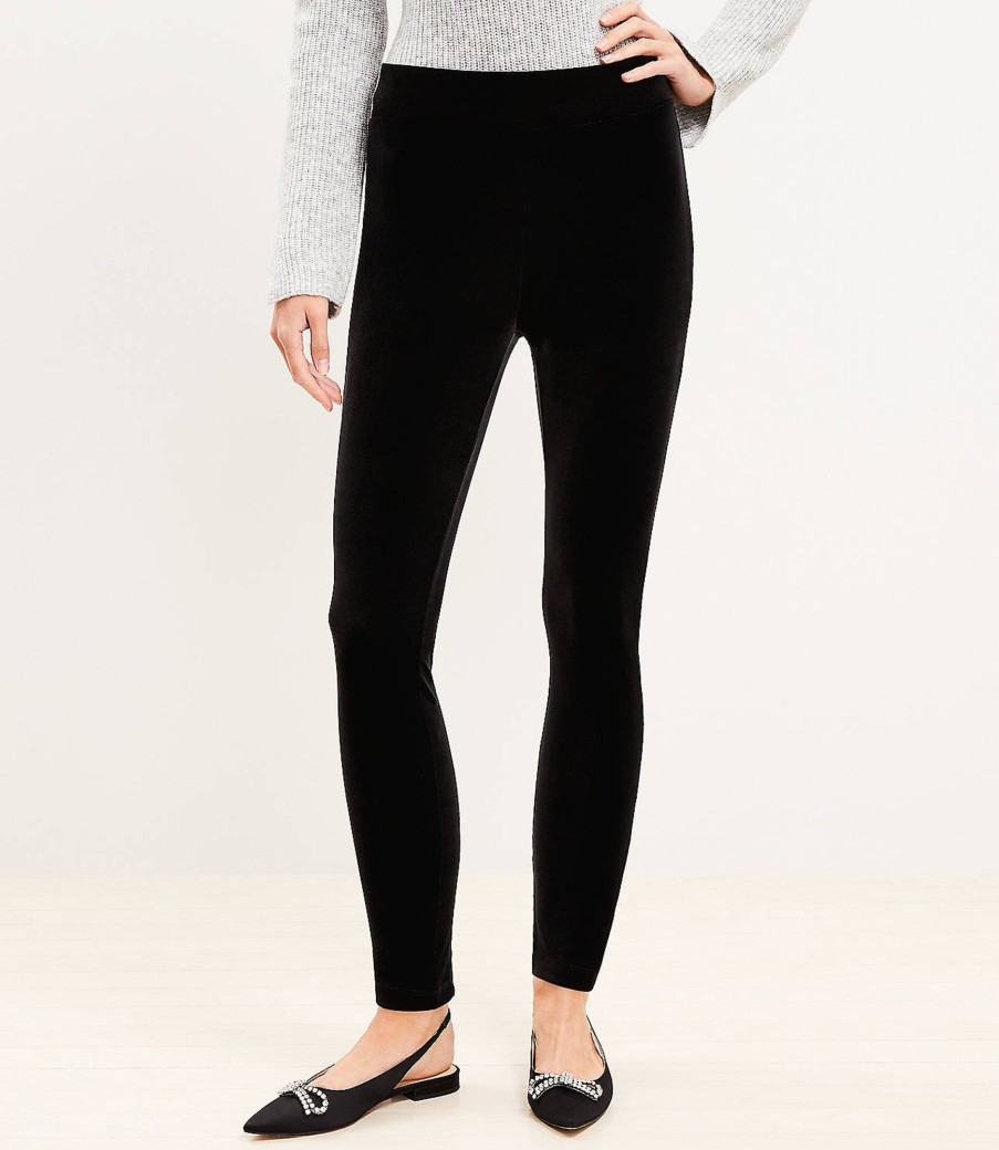 Clothing Loft | Velvet Leggings Black