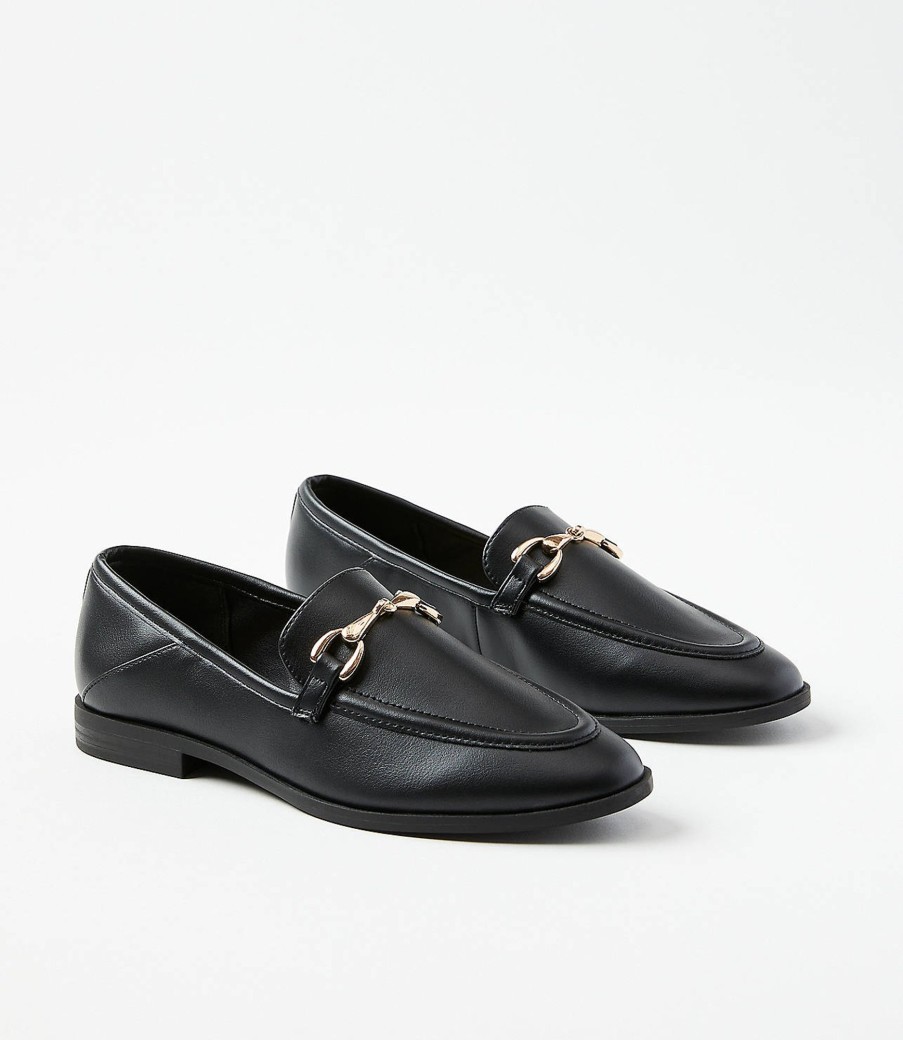 Accessories & Shoes Loft | Horsebit Loafers Black