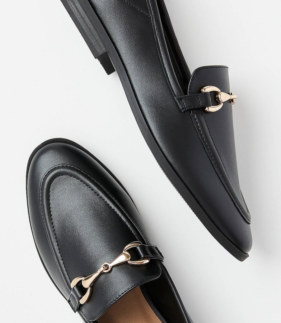 Accessories & Shoes Loft | Horsebit Loafers Black