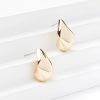 Accessories & Shoes Loft | Molded Stud Earrings Goldtone