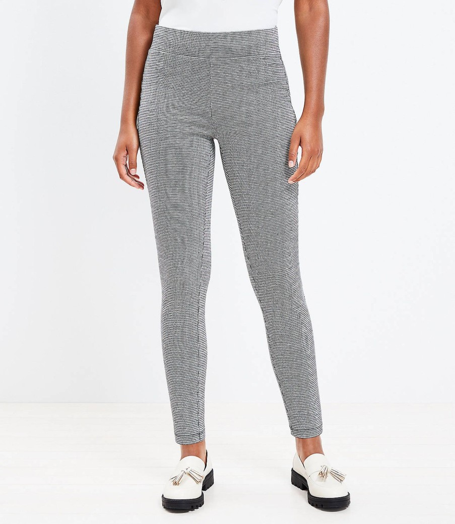 Clothing Loft | Micro Houndstooth Leggings Black/White Multi