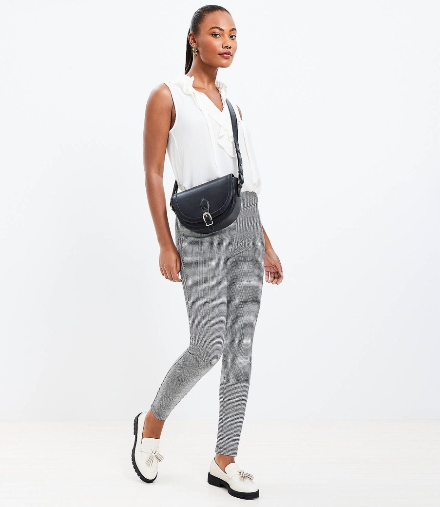 Clothing Loft | Micro Houndstooth Leggings Black/White Multi