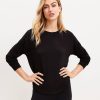 Clothing Loft | Lou & Grey Signaturesoft Shirttail Sweatshirt Black