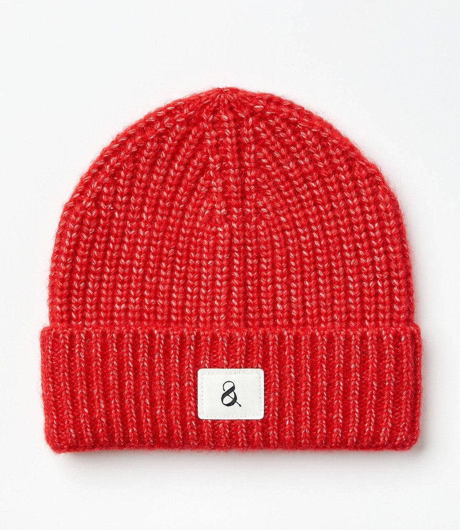 Clothing Loft | Lou & Grey Ribbed Beanie Tango Red