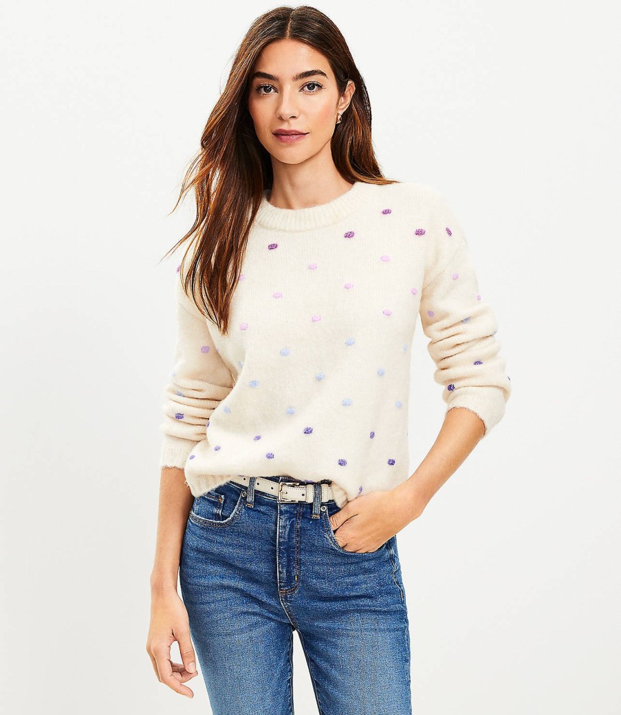 Clothing Loft | Bobble Chunky Sweater Whisper White