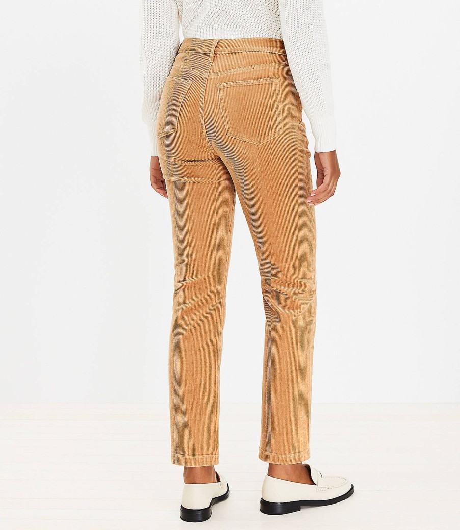 Clothing Loft | Curvy Straight Corduroy Pants Perfect Camel