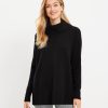 Clothing Loft | Turtleneck Poncho Sweater Black