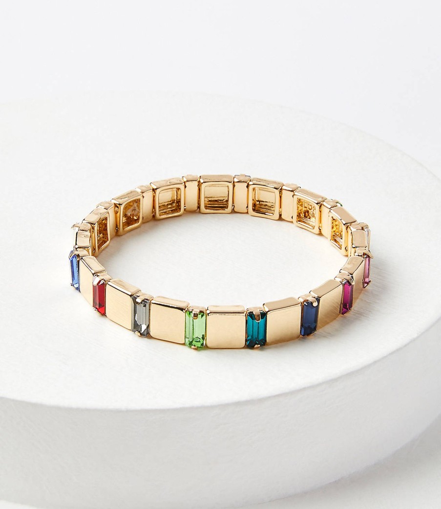 Accessories & Shoes Loft | Holiday Chicklet Bracelet Multi