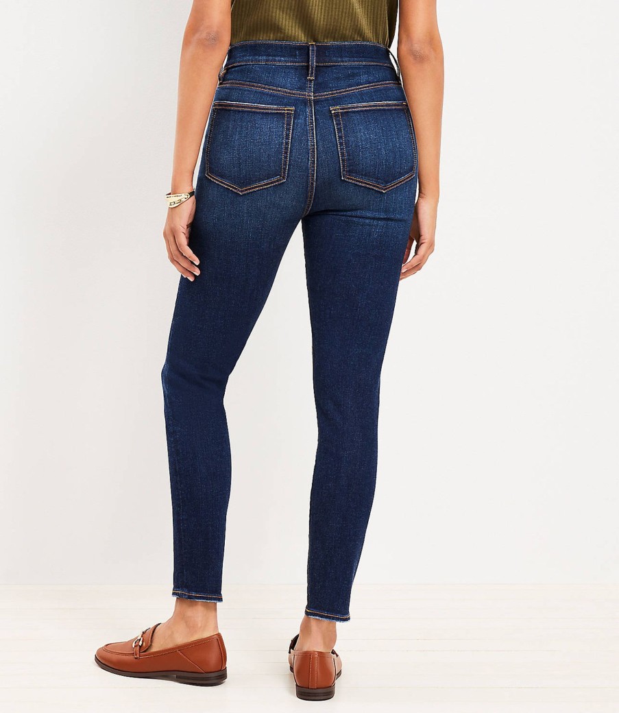 Clothing Loft | Tall Curvy High Rise Skinny Jeans In Vintage Dark Wash