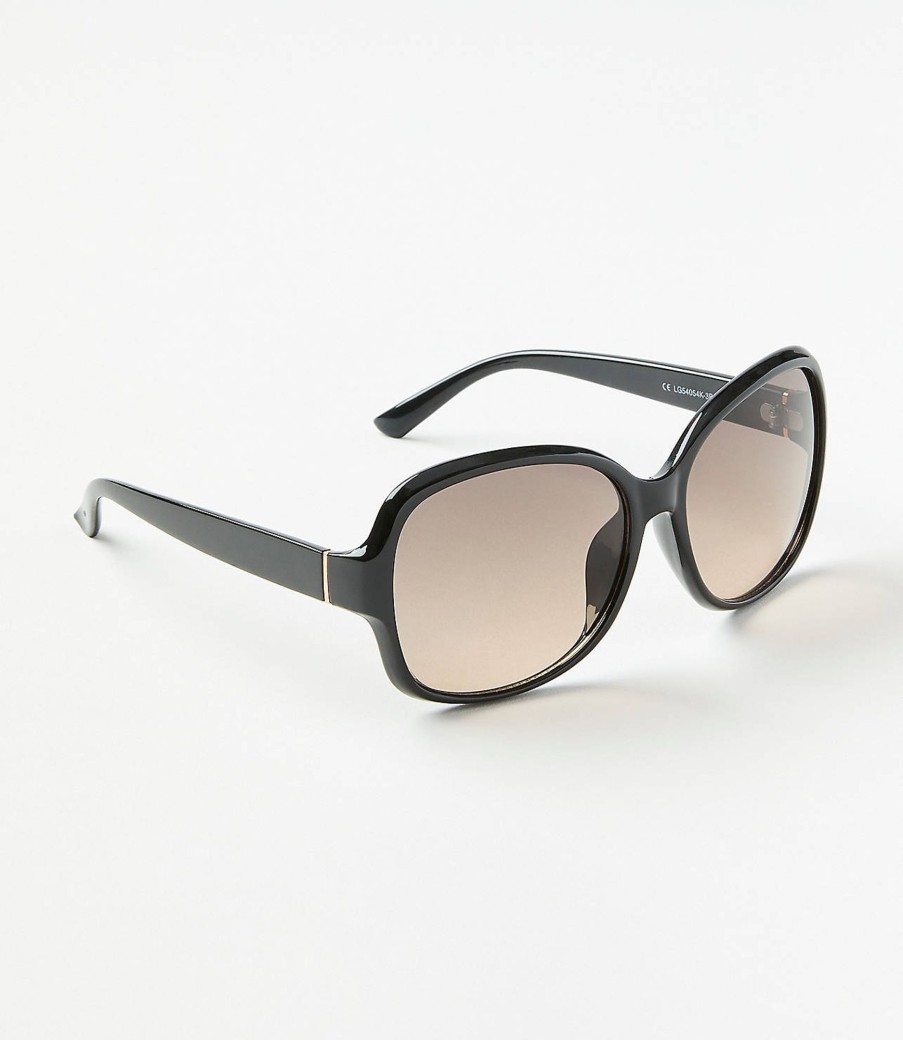 Accessories & Shoes Loft | Modern Wrap Sunglasses Black