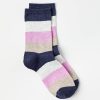 Clothing Loft | Heathered Stripe Crew Socks Multi