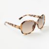 Accessories & Shoes Loft | Tortoiseshell Print Modern Wrap Sunglasses Tortoise Brown