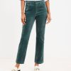 Clothing Loft | Straight Corduroy Pants Green Slate