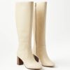 Accessories & Shoes Loft | Heeled Tall Boots Dusty Bone