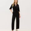 Clothing Loft | Emory Tie Front Jumpsuit Black