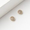 Accessories & Shoes Loft | Demi Fine Sparkle Coin Stud Earrings Gold