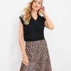 Clothing Loft | Leopard Print Bias Skirt Light Brown Sugar