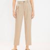 Clothing Loft | Emory Taper Pants Natural Tan