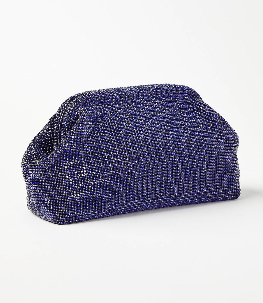 Accessories & Shoes Loft | Sparkle Dumpling Bag Sapphire Ice