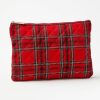 Accessories & Shoes Loft | Plaid Pouch Tango Red