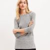 Clothing Loft | Lou & Grey Brushed Ribbed Tee Whisper White