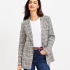 Clothing Loft | Plaid Modern Blazer Black