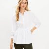 Clothing Loft | Drawstring Tunic Shirt White